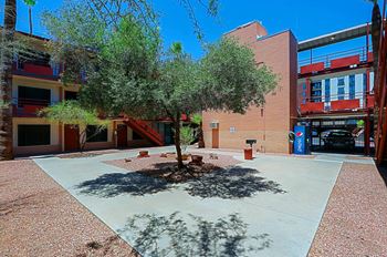 Exterior courtyard